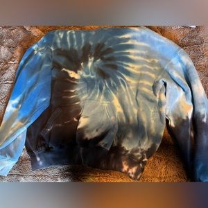 Blue Tie Dye Hoodie